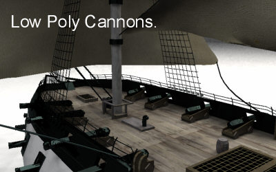 3d model u s constitution ship - U.S.S. CONSTITUTION... by Monkey Wrench